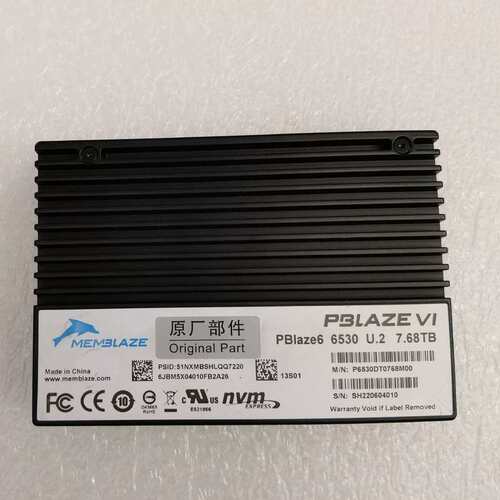 议价PBlaze6 Ⅴ 6530 7.68t 海豚U.2 N