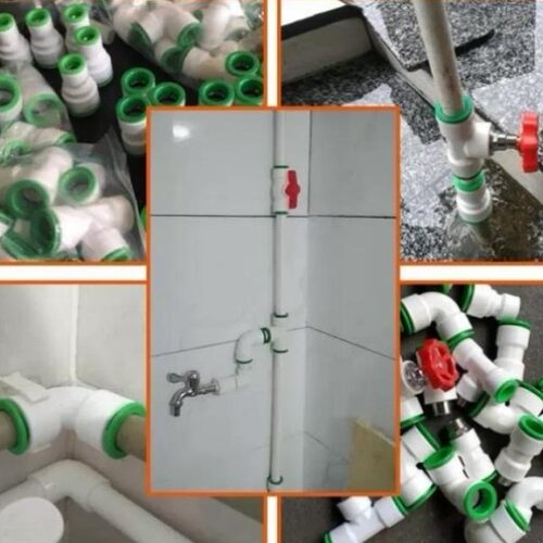 免热熔接头4分ppr水管快速接头免烫焊接冷热水管管件配件w25快插