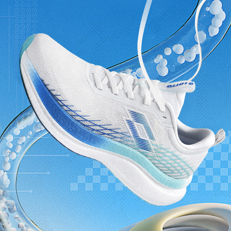 乐途跑鞋男款新款夏季透气网纱碳板跑步鞋子专业健身训练运动鞋女