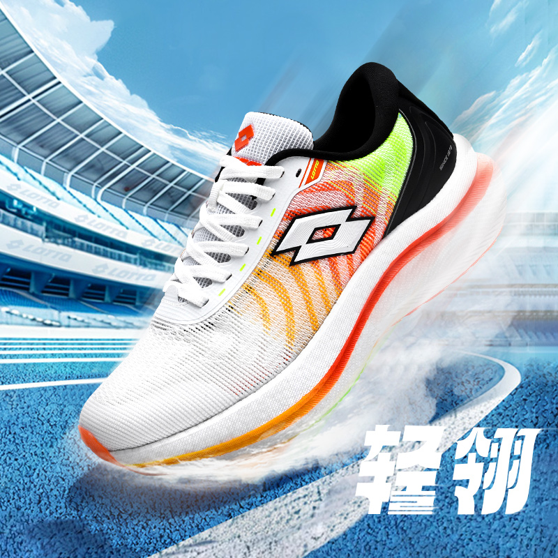乐途男鞋新款秋季款网面运动鞋减震轻便专业跑鞋女碳板正品跑步鞋