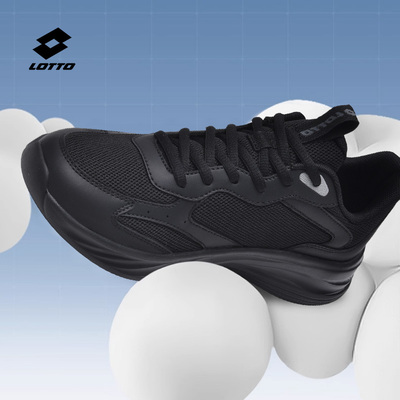 乐途秋冬季新款网面透气跑步鞋男