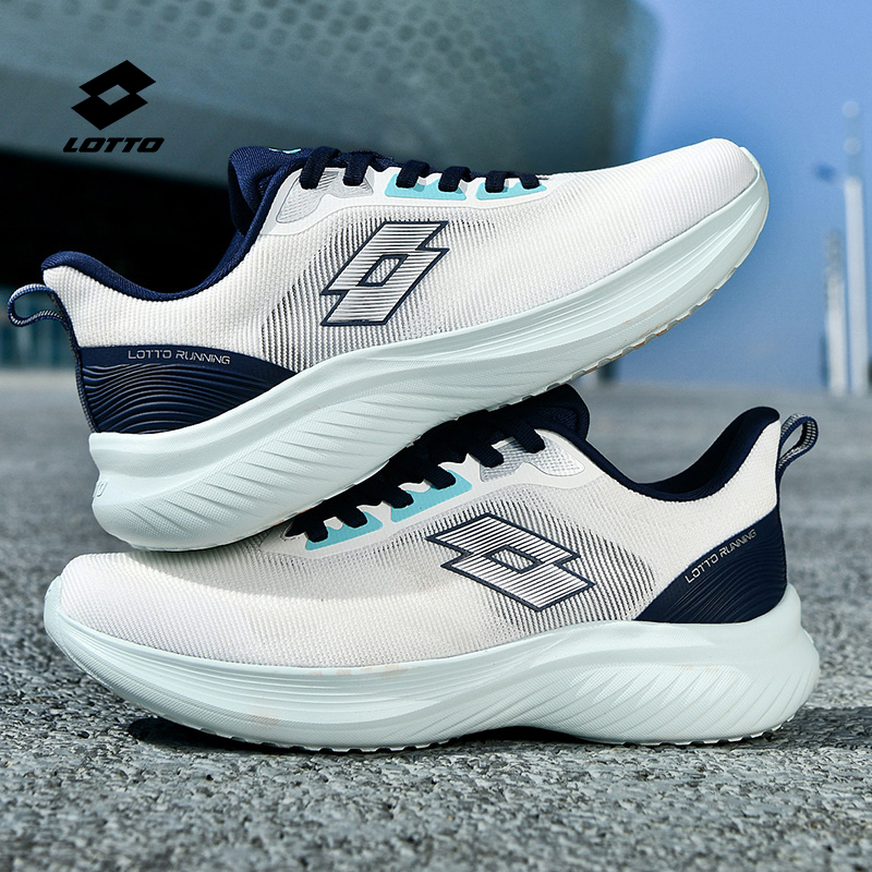 乐途透气超轻减震慢跑鞋男