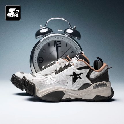 STARTER秋冬VSTAR系列篮球板鞋男款复古回潮运动翘头老爹鞋运动