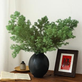 绿色蓬莱松永生花干花花束高级真花家居摆设插花酒店造景装 饰摆件