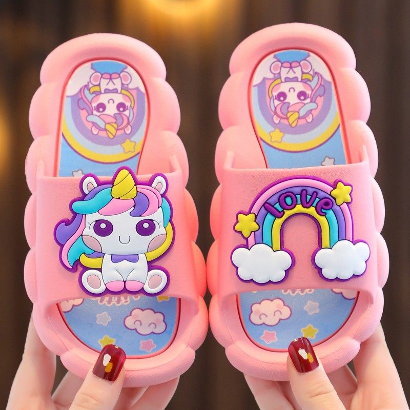 女童拖鞋夏季踩屎感宝宝卡通公主