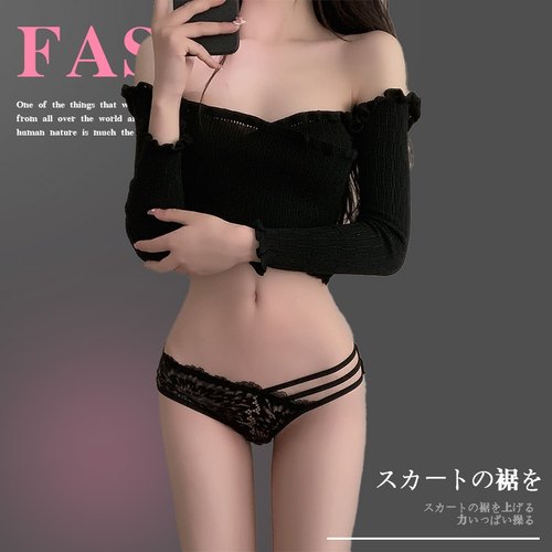 无痕内裤女生性感惑纯欲低腰丁字高颜值2024新爆款时尚全棉纯棉裆