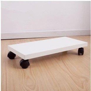 台式放电脑主机托架移动带轮家用机箱底座多功能托盘滑轮多层