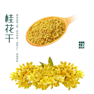 茶元子丨桂花干花泡水喝的东西桂花茶浓香金桂花干花草茶花茶泡茶