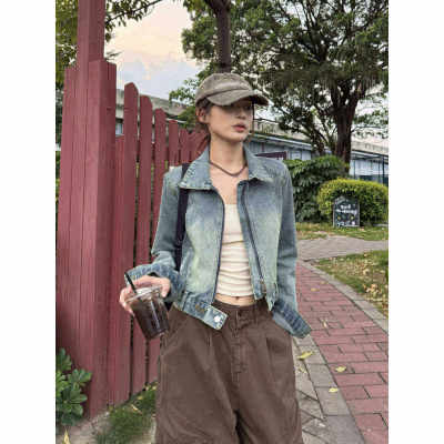XFX美式复古水洗宽松短