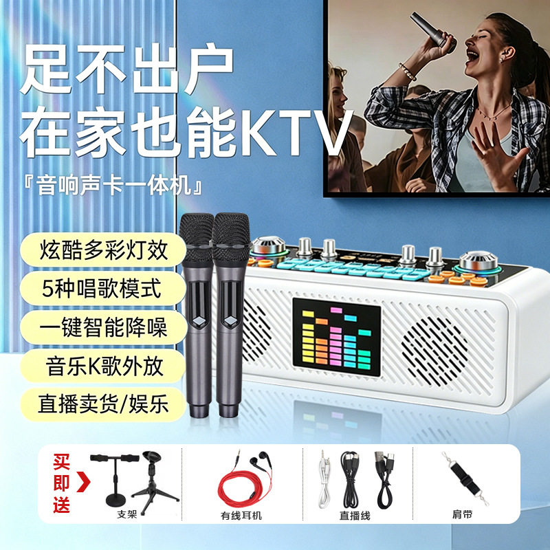 新款话筒音响一体机麦克