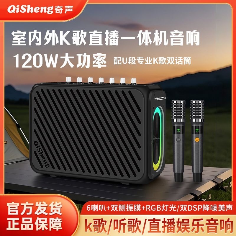 奇声家庭KTV音响套装户外功放一
