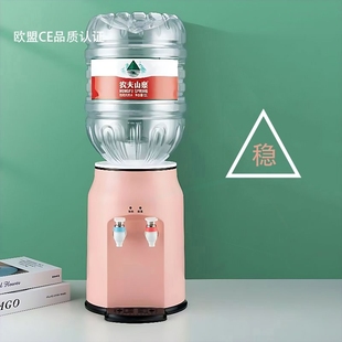 饮水机小型冰热迷你饮机电热水壶出口台湾学生宿舍直 110V美规台式