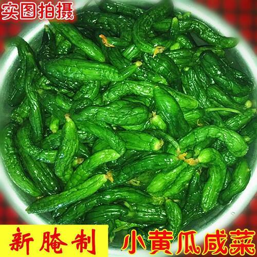 小黄瓜咸菜脆嫩青黄瓜咸菜 正宗东北秘制手工自家腌黄瓜包邮批发