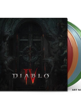 现货 iam8bit原厂周边 暗黑破坏神4 黑胶唱片 四片装 Diablo IV
