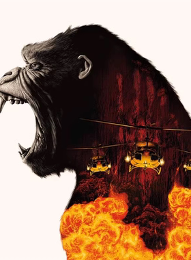 现货 Waxwork原厂影视周边 金刚 骷髅岛 黑胶唱片 双片装 限量版