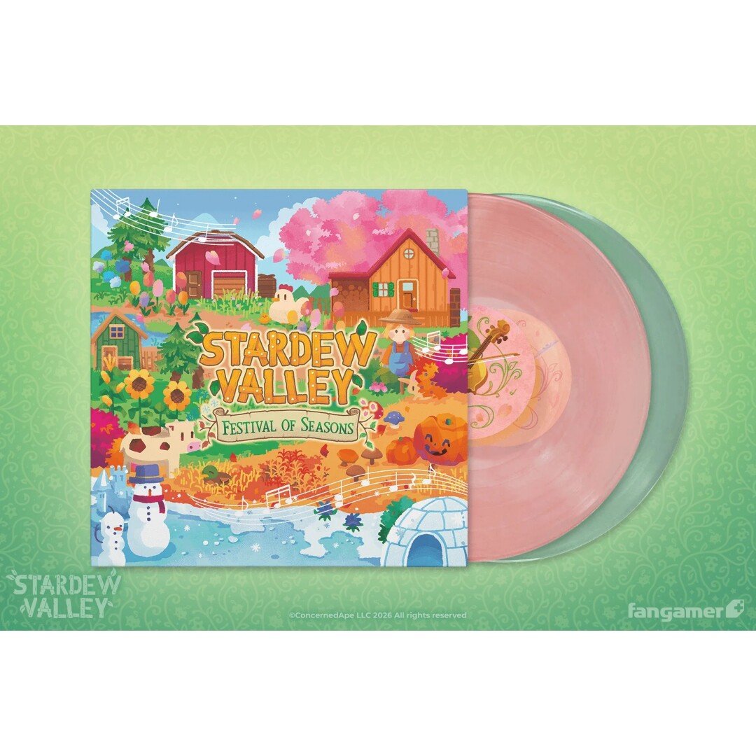 预定 Fangamer原厂周边 星露谷物语 四季音乐会 黑胶唱片