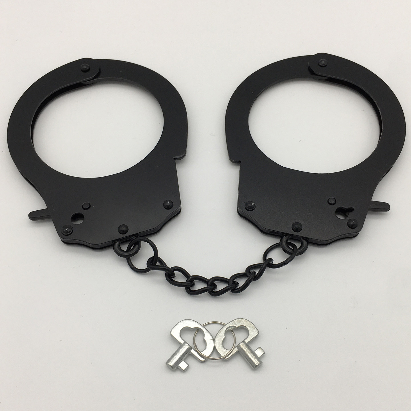 玩具手铐加厚加重密室手铐演出道具手扣新款手拷锁脚铐儿童玩具