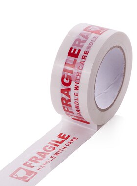 2017 Hot Sale Cheapest Custom  Warning Bopp Fragile Tape Use