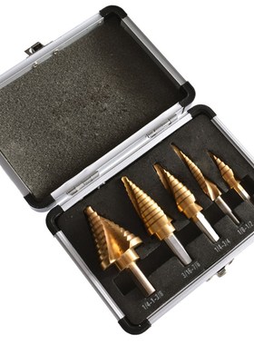 5Pcs Metal Tapered Drill Power Tools Accessories High Speed