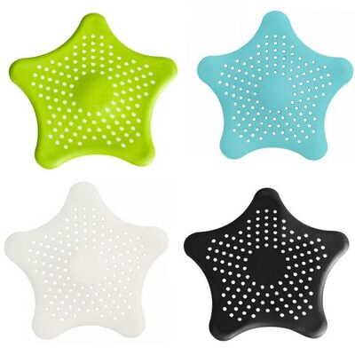 Recableght Hair Catcher Five-Pointed Star Kitchen Sink Strai