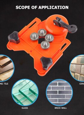 4-83mm Drill Guide Ceramic Tile Glass Locator Diamond Openin