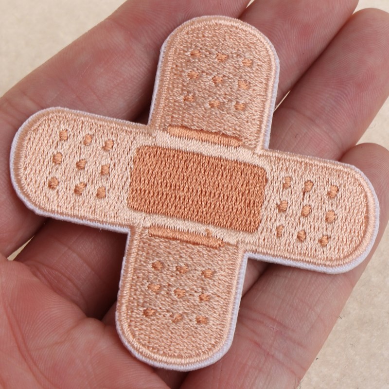 Bandage Embroidery Patch for Clothes Iron on Sticker Biker P