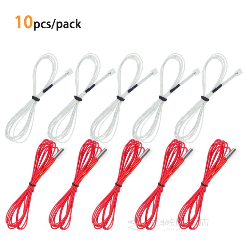 10pcs/pack Hotend 24V 40W Red Heater Cartridge Extruder Heat