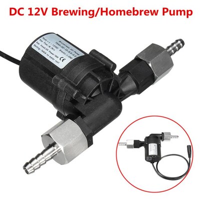 DC 12V Brewing Pump Low Noise Homebrew Beer Circulation Brus