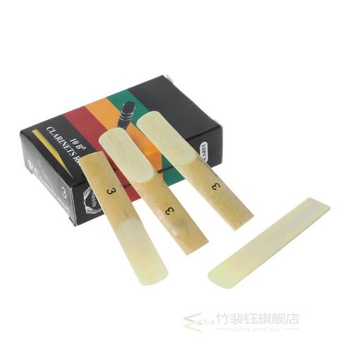 10pcs/set Bb Clarinet Reeds Traditional Bamboo Reed Strength