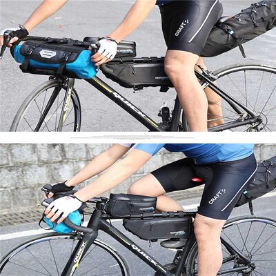 Bicycle Bag Bike Bag Front Frame Tube Mountain Bike Triangle