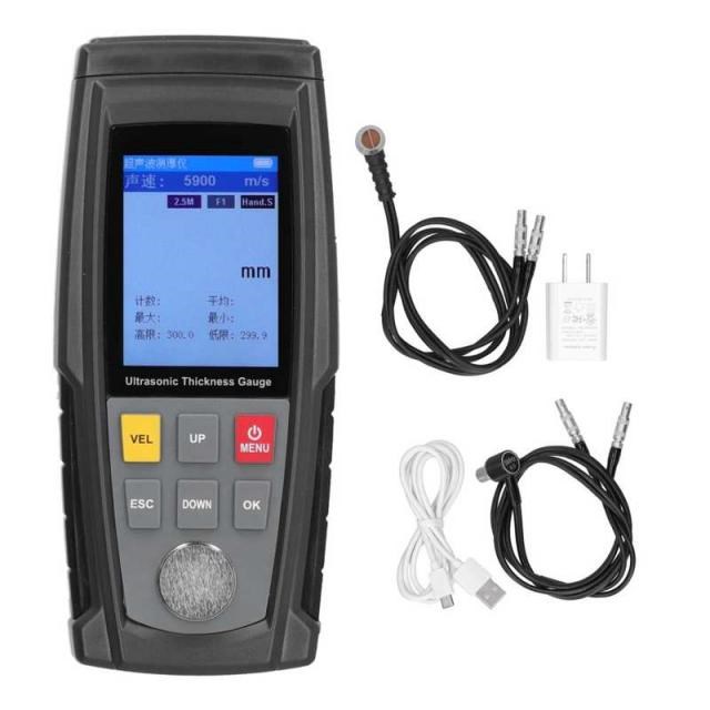 WT130A Digital Ultrasonic Thickness Gauge Meter with Box 适