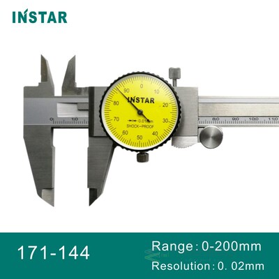 Dial Vernier Caliper 0-150mm 200mm 300mm Stainless Steel Ind