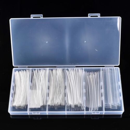 100/150PCS 21 Heat Shrink Tubing 100mm Transparent 1.5-10.0