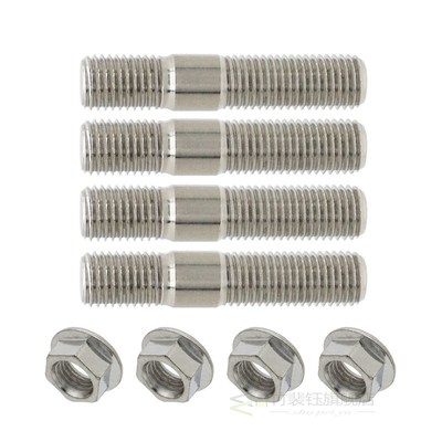 10mm M10 x 1.25 Exhaust Studs Serrated Nuts Bolts Screws Car