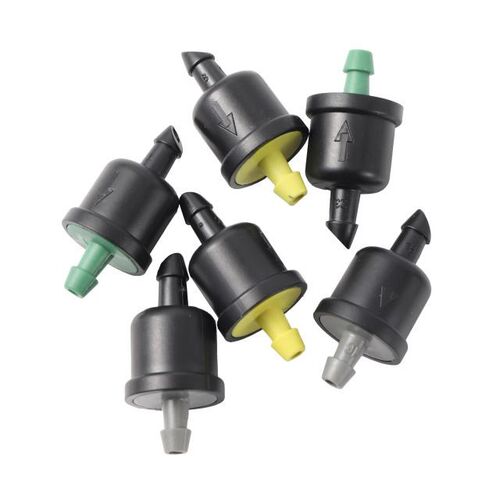 Plastic large flow pressure compensation dripper 4/7mm hose