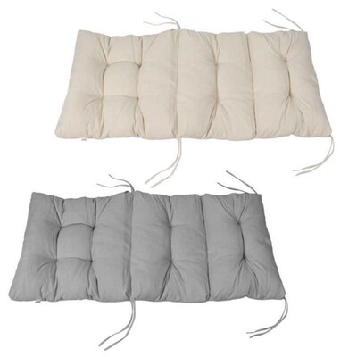 Chair Seat Cushion with Straps Modern Waterproof Outdoor Gar
