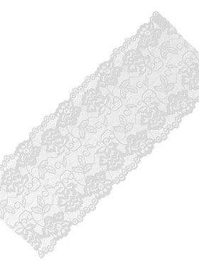 Elastic Stretchy Lace Elastic Fabric Elegant Floral Wide Lac