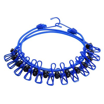 180cm Multifunction Portable Clothesline Clothes Line Rope W