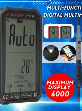 600V Digital Multimeter Intelligent AC/DC Ammeter Volt Ohm T