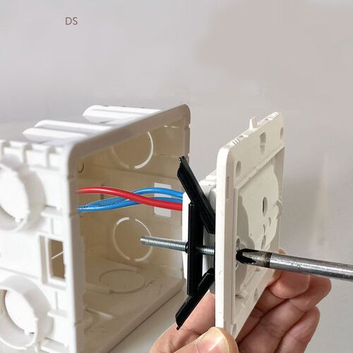 6pcs Wall Switch Socket Cassette Repairer 86mm Bottom Box Sc