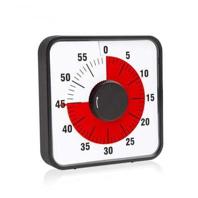 Kitchen 7.5'' 60-Minute Mechanical Visual Timer for