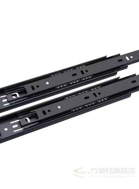 Stainless steel drawer track three damping buffer silent sli