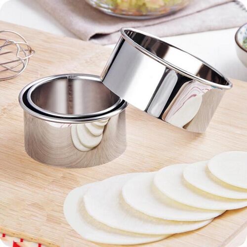 3Pcs Kitchen Round Dumplings Wrappers Molds Set Dough Cuttin