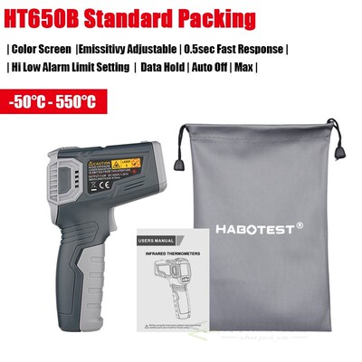 Digital Infrared Thermometer Non-Contact Pyrometer IR Thermo