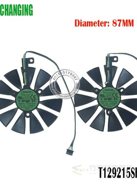 87mm T129215SH FDC10U12S9-C 4Pin RTX 2060 2070 2080 GPU Card