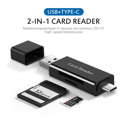 Card Reader USB3.0 Type C To SD Micro SD TF Adapter For Mobi