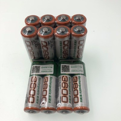 2020 NEW AA battery 3600 mAh Rechargeable battery NI-MH