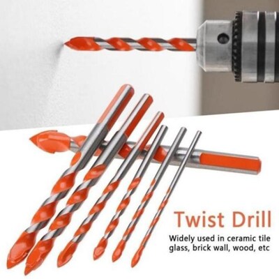 Multi-function alloy king drill Set Wall bit Triangle tile b