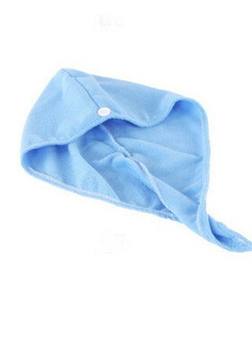 4 Colors Microfibre Hair Drying Towel Wrap Turban Head Hat B
