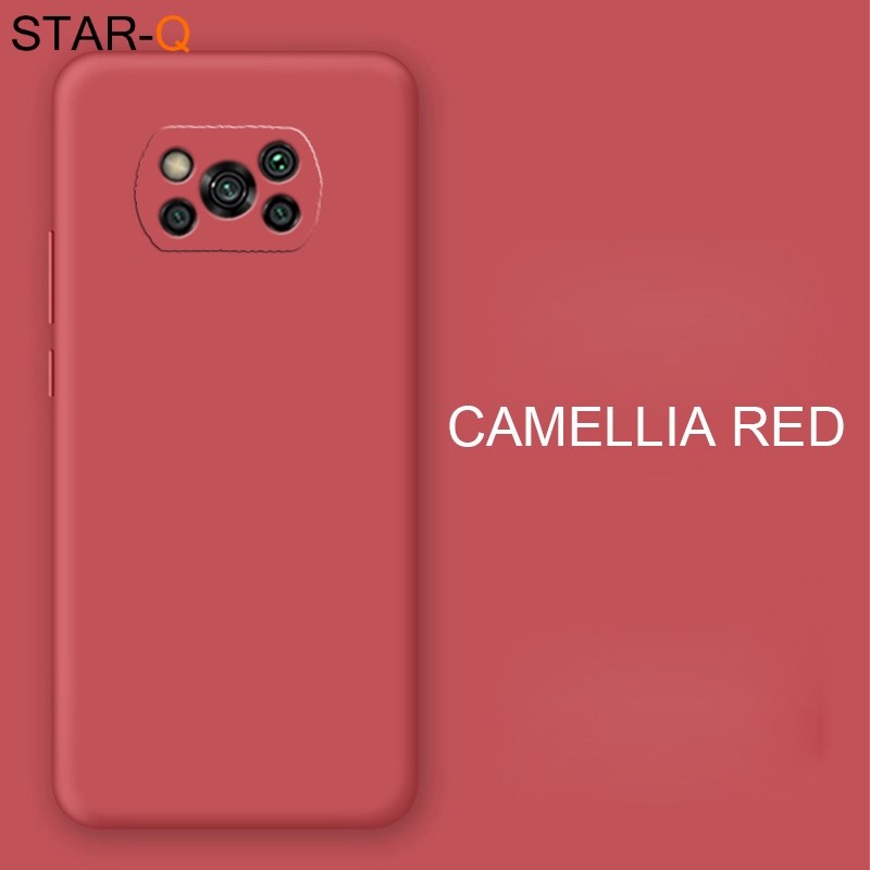 New Full Cover Liquid Silicone Phone Case For Xiaomi Poco X3